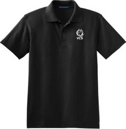 Men's Silk Touch Interlock Polo, Black